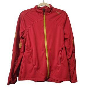 Saucony Womens Jacket Size Small Track Rinning Outdoors Athletic Red